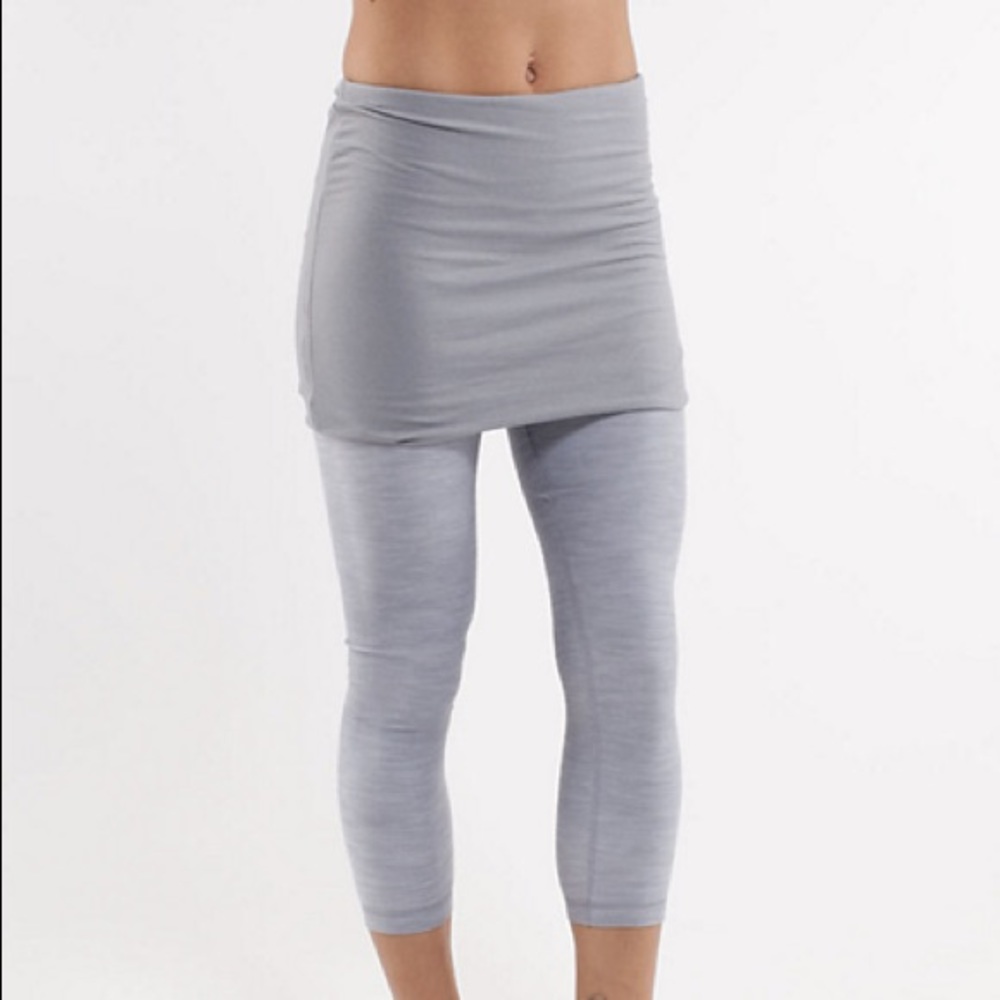 Lululemon Yin To You Skirted Crop Leggings